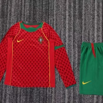 Portugal 2004 Kids Home Long Sleeve Kit - Image 1