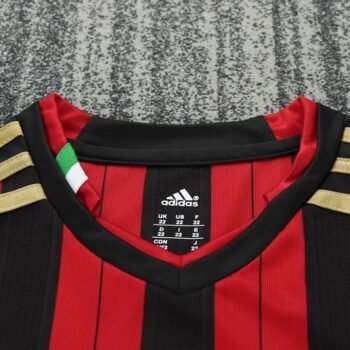 AC Milan 2013/14 Kids Home Long Sleeve Kit - Image 4