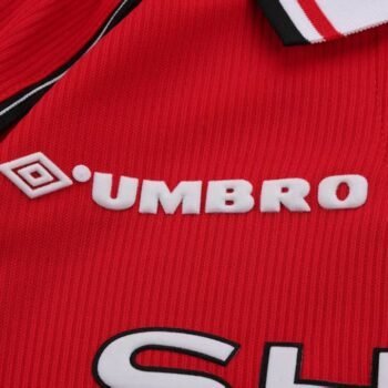 Manchester United 1998/99 Kids Home Long Sleeve Kit - Image 5