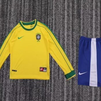 Brazil 1998 Kids Home Long Sleeve Kit - Image 1