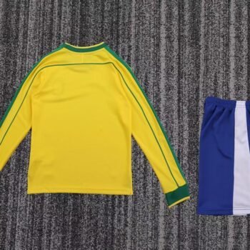 Brazil 1998 Kids Home Long Sleeve Kit - Image 3
