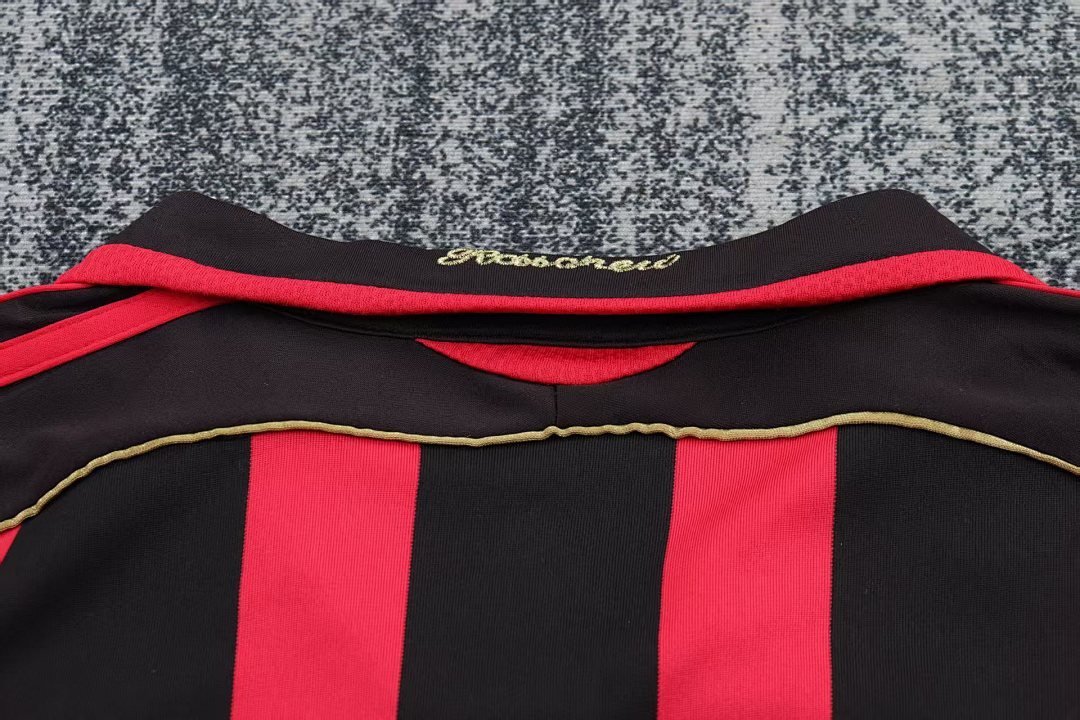 AC Milan 2006/07 Kids Home Long Sleeve Kit - Image 5