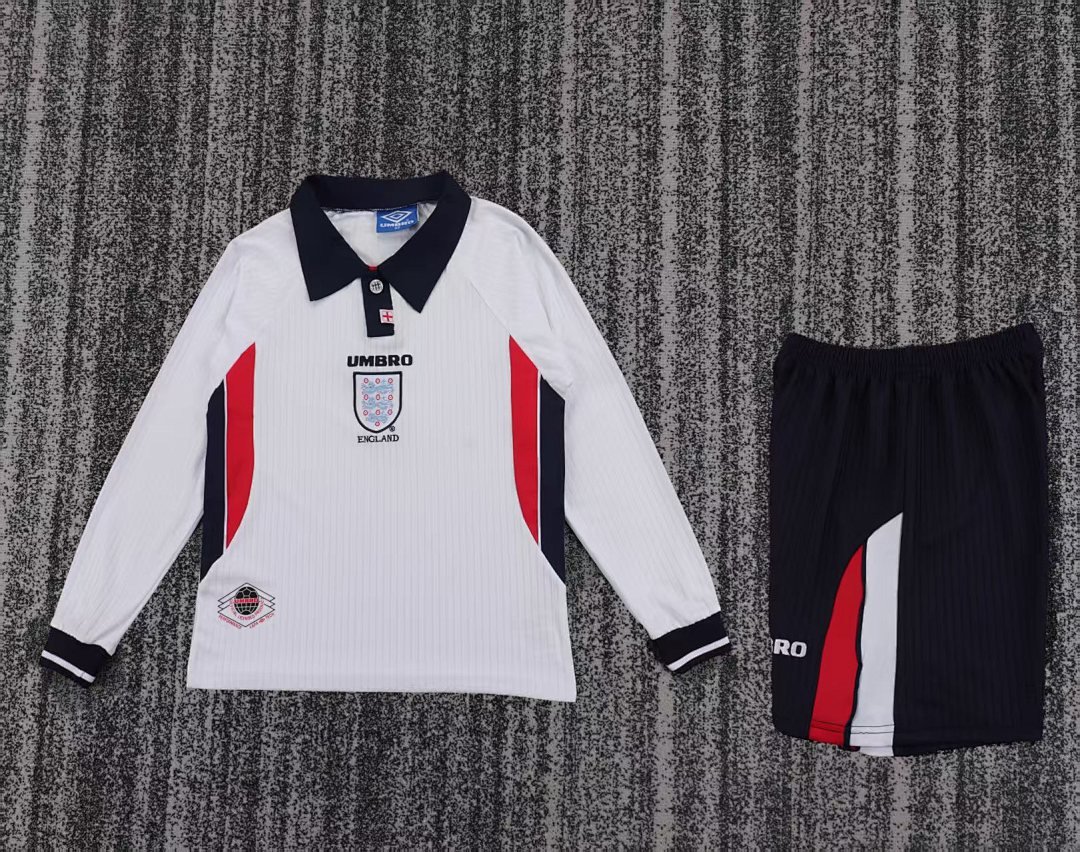 England 1998 Kids Home Long Sleeve Kit - Image 1