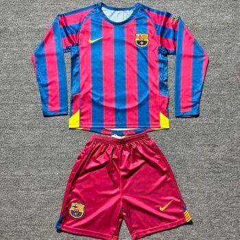 Barcelona 0506 Kids Home Long Sleeve Kit - Image 1