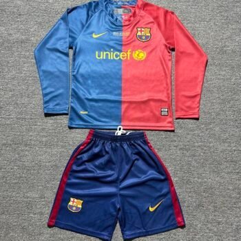 Barcelona 0809 Kids Home Long Sleeve Kit - Image 1