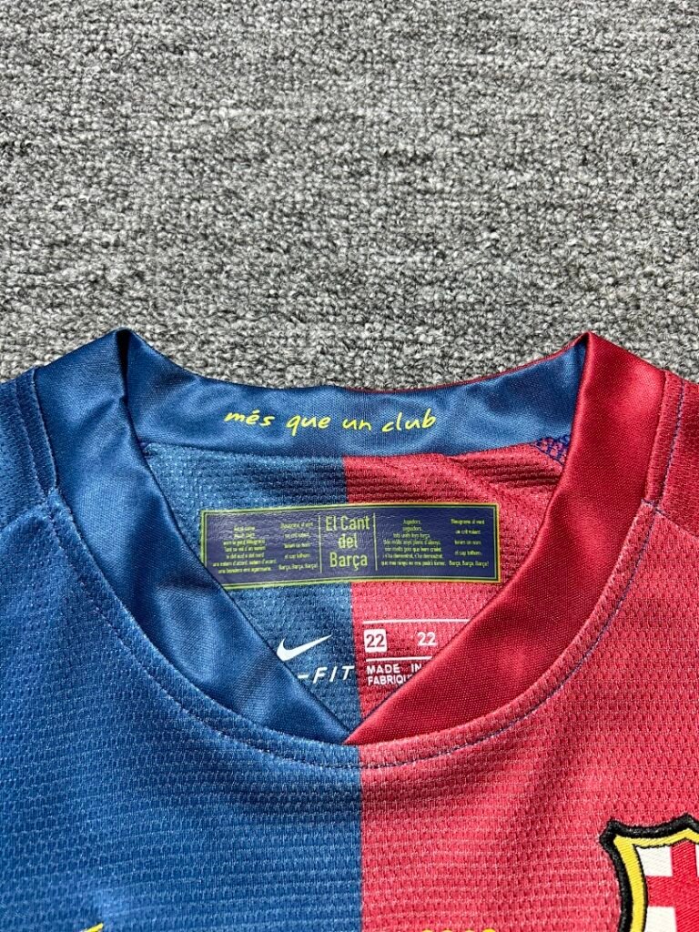 Barcelona 0809 Kids Home Long Sleeve Kit