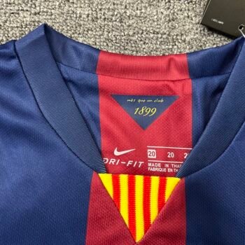 Barcelona 2014/15 Kids Home Long Sleeve Kit - Image 4