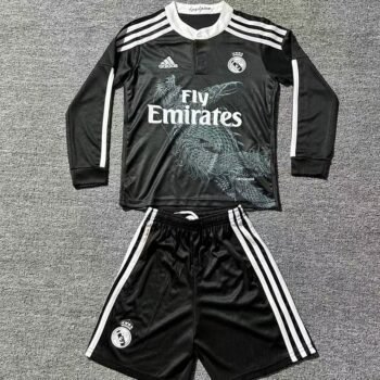 Real Madrid 2014/15 Kids Third Long Sleeve Kit - Image 1