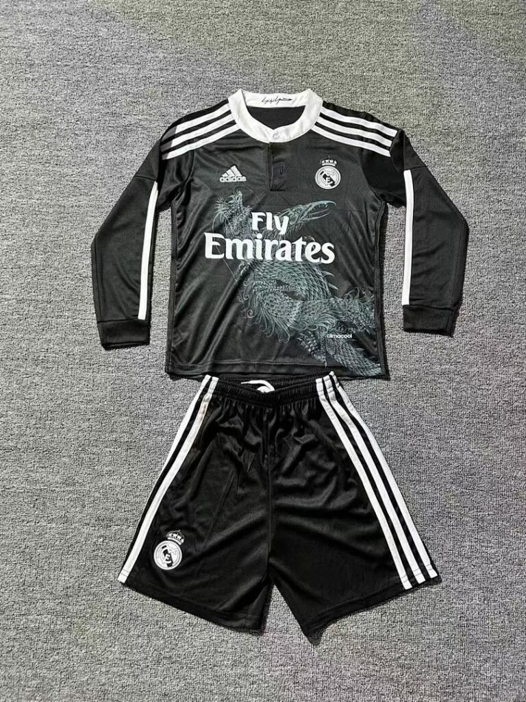 Real Madrid 2014/15 Kids Third Long Sleeve Kit