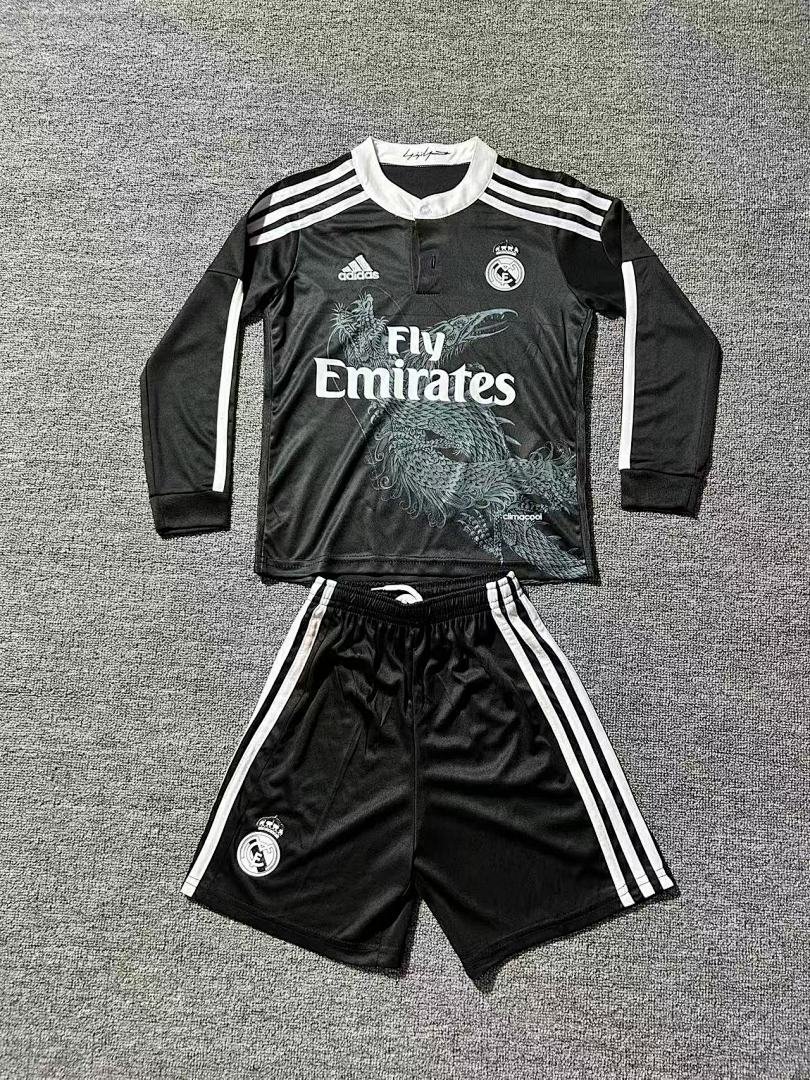 Real Madrid 2014/15 Kids Third Long Sleeve Kit - Image 1