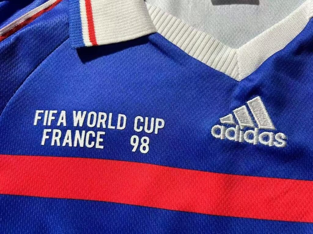 France 1998 Home Long Sleeve Retro Jersey