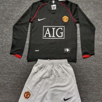 Manchester United 2007/08 Away Long Sleeve Retro Jersey - Image 1