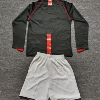 Manchester United 2007/08 Away Long Sleeve Retro Jersey - Image 3