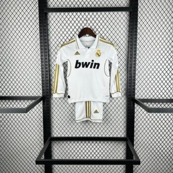 Real Madrid 1112 Home Long Sleeve Retro Jersey - Image 1
