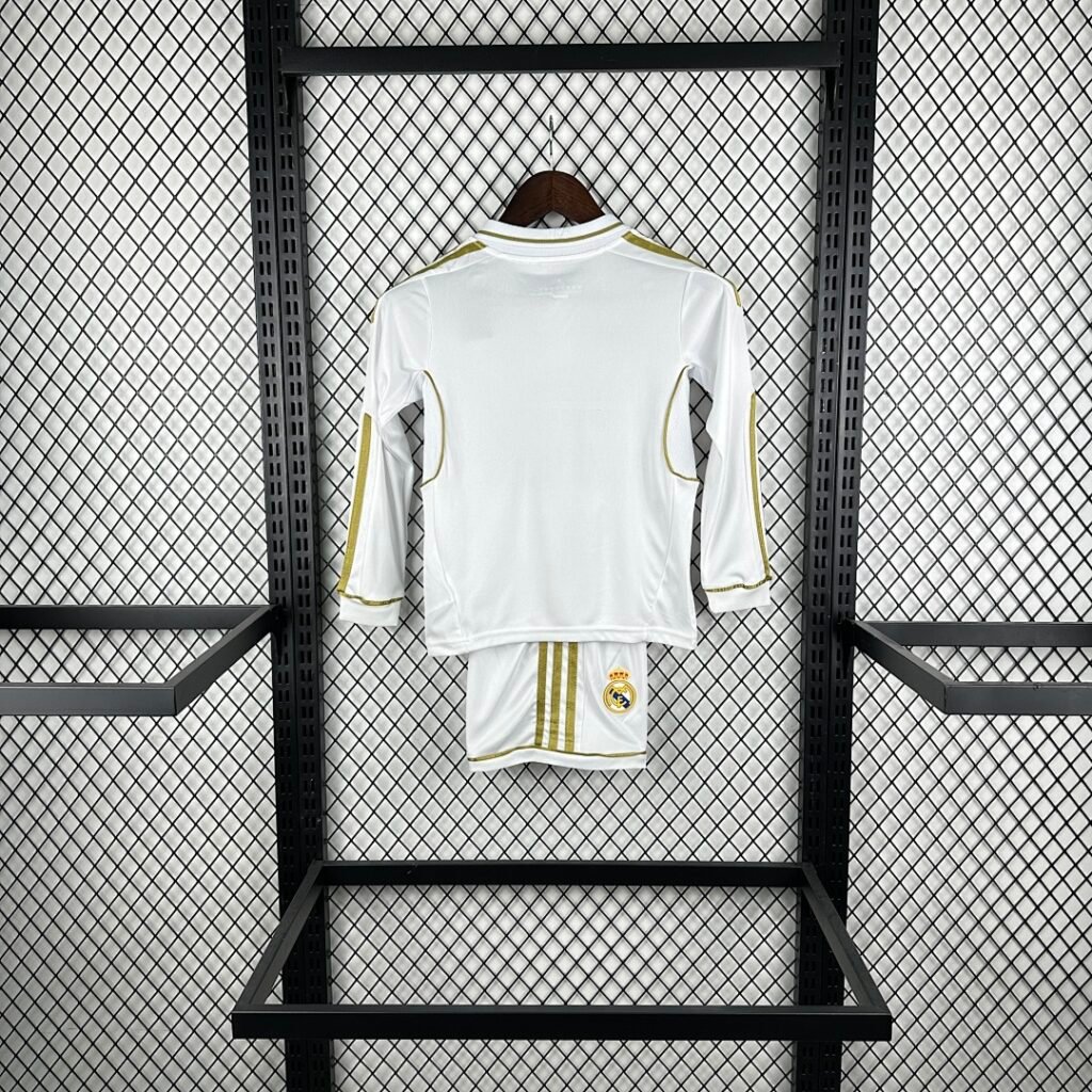Real Madrid 1112 Home Long Sleeve Retro Jersey