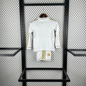 Real Madrid 1112 Home Long Sleeve Retro Jersey - Image 3