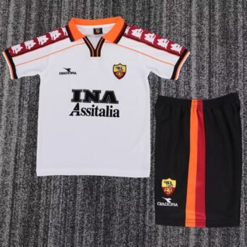 AS Roma 1998/99 Kids Away Kit - Image 1