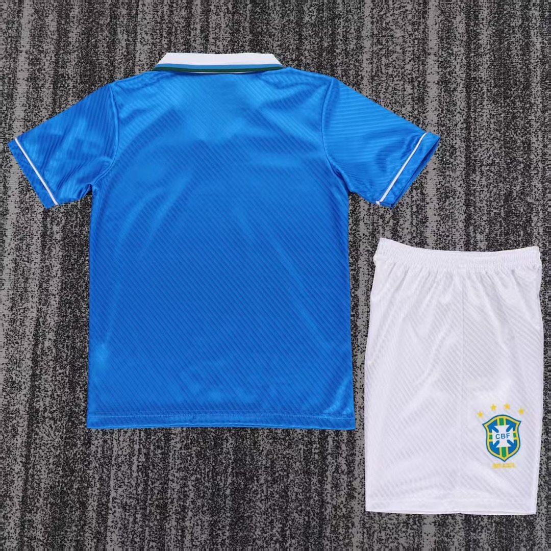 Brazil 1996 Kids Away Kit - Image 3