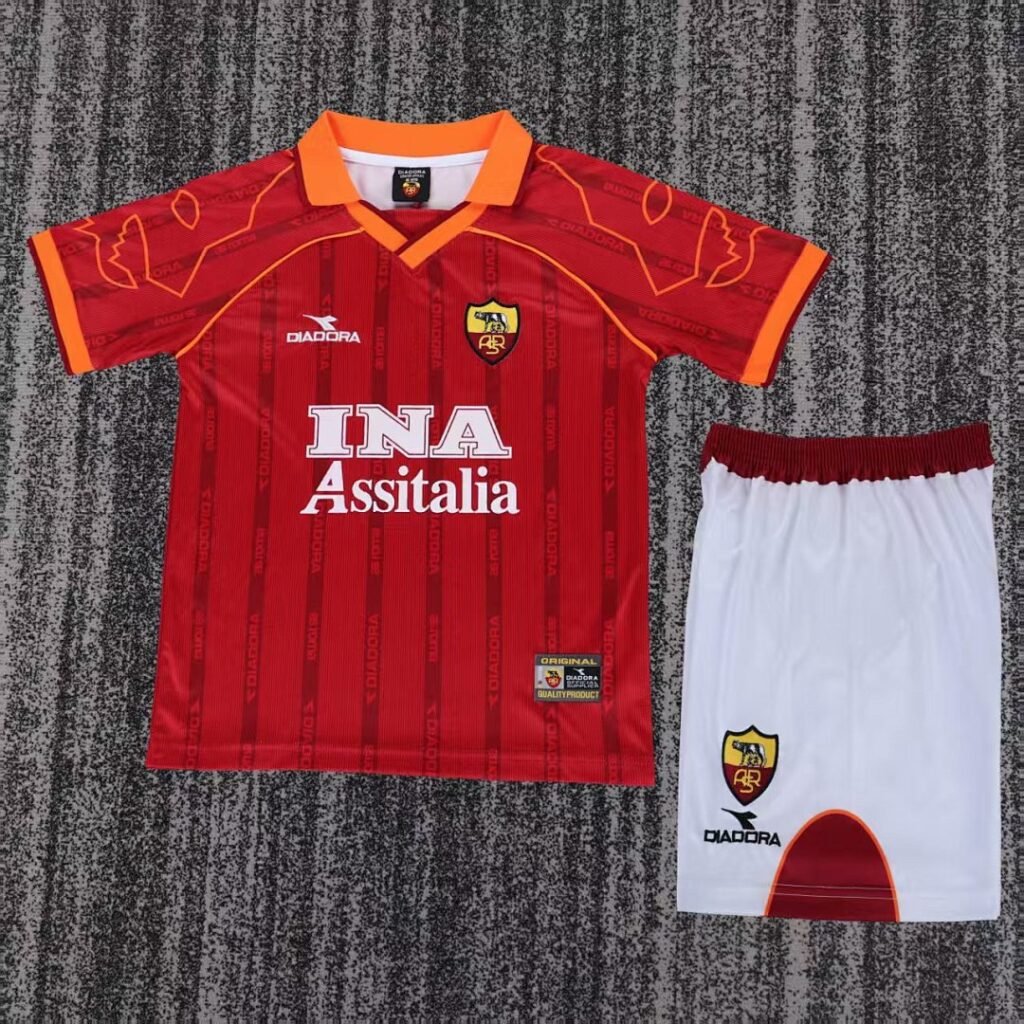 AS Roma 1999/00 Kids Home Kit