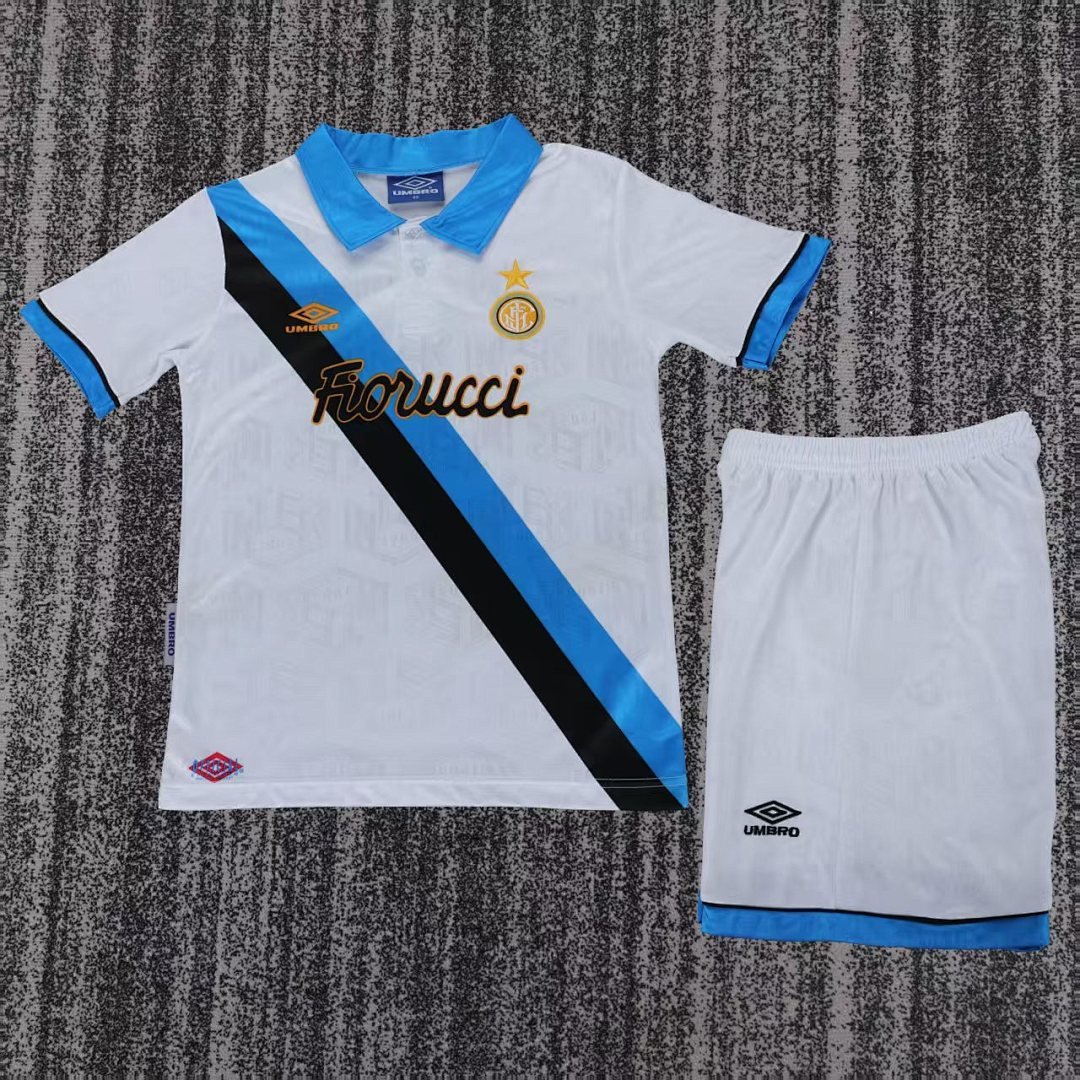 Inter Milan 1994/95 Kids Away Kit - Image 1