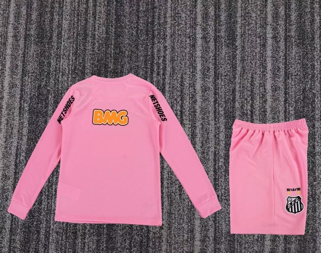 Santos Pink Special Edition 2013 Kids Home Long Sleeve Kit