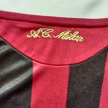 AC Milan 2009/10 Kids Home Long Sleeve Kit - Image 4