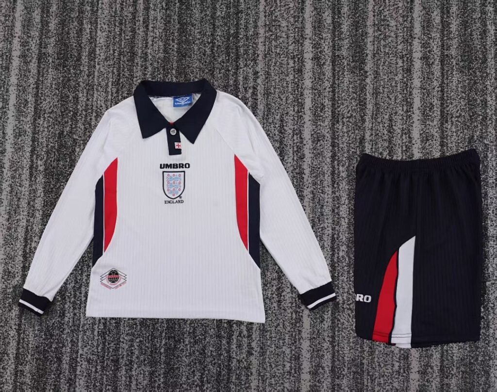 England 1998 Kids Home Long Sleeve Kit