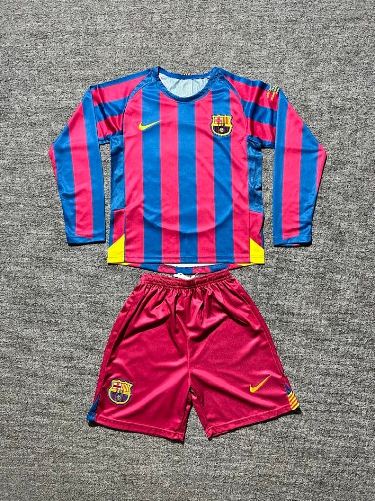 Barcelona 0506 Kids Home Long Sleeve Kit