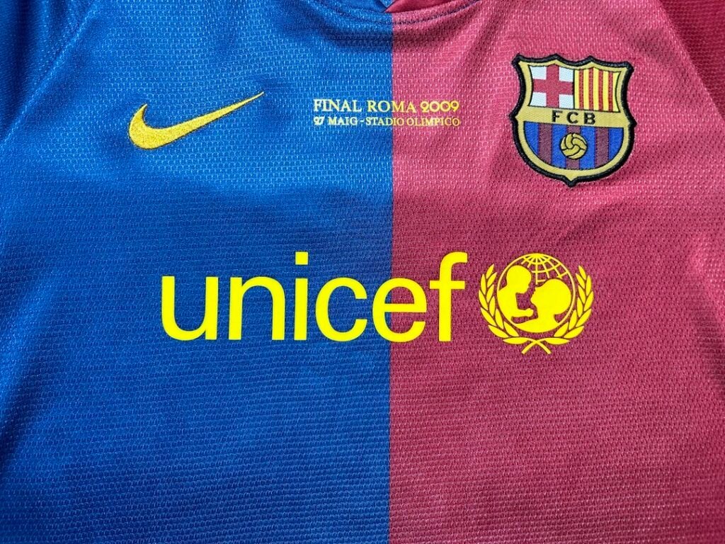 Barcelona 0809 Kids Home Long Sleeve Kit