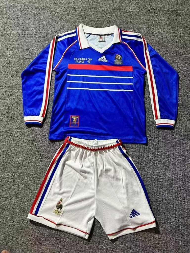 France 1998 Kids Home Long Sleeve Kit