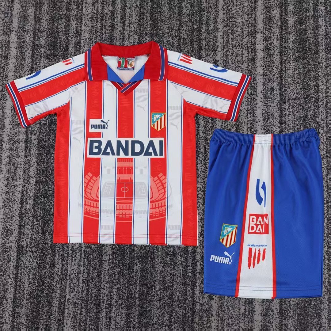Atlético de Madrid 1996/97 Kids Home Kit - Image 1