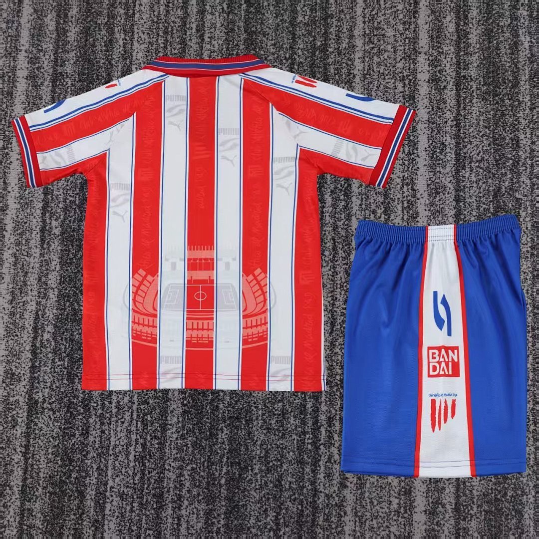 Atlético de Madrid 1996/97 Kids Home Kit - Image 2