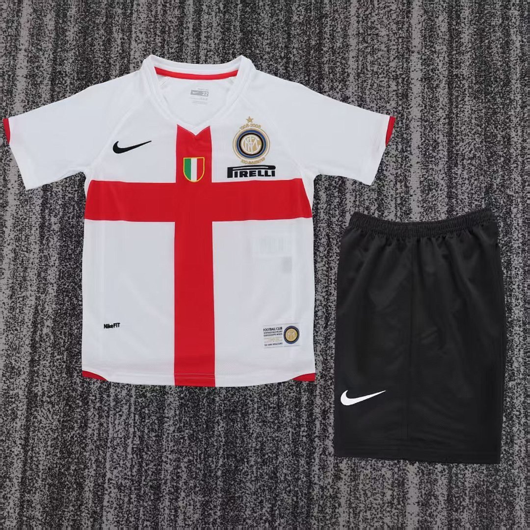 Inter Milan 2007/08 Kids Away Kit - Image 1