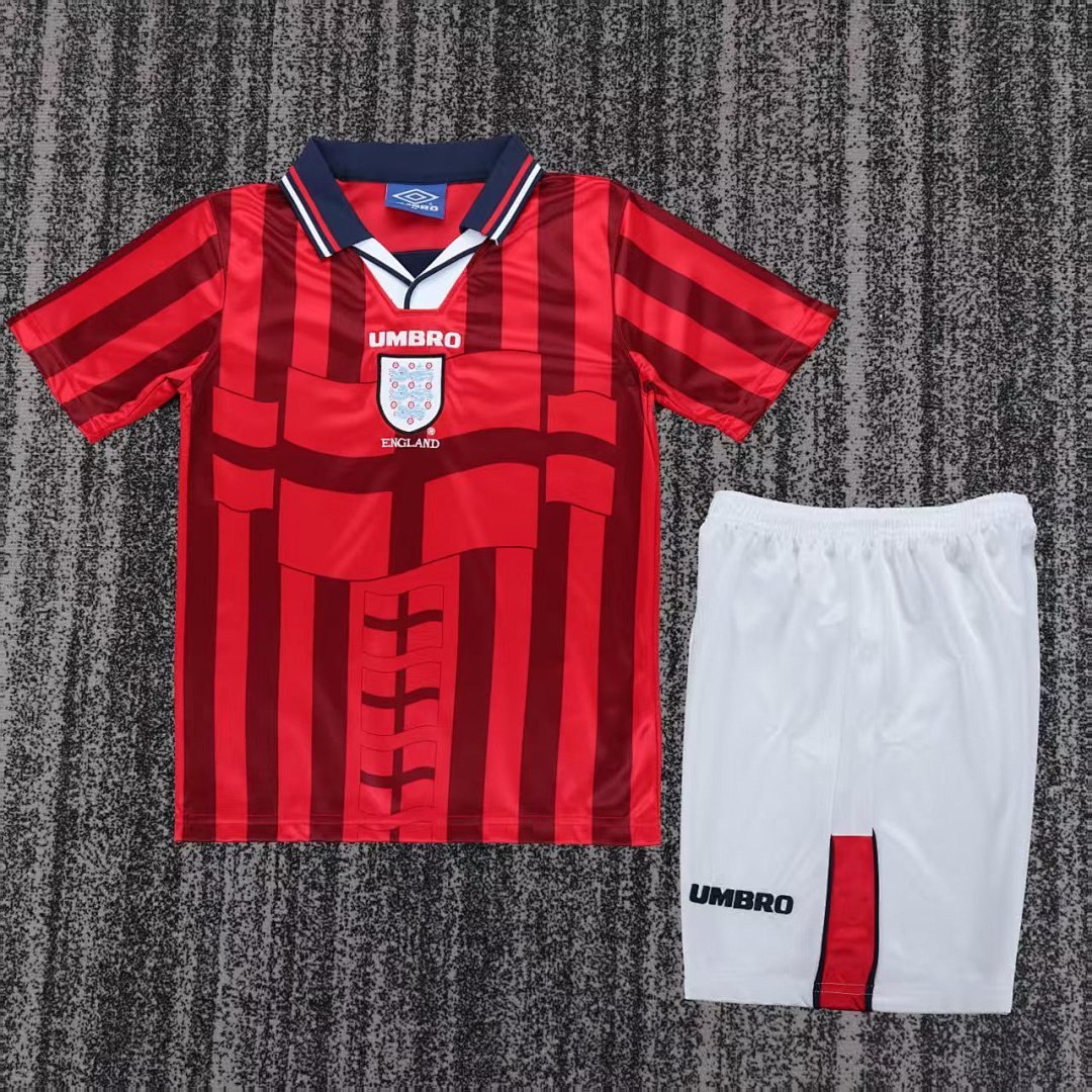 England 1998 Kids Away Kit - Image 1