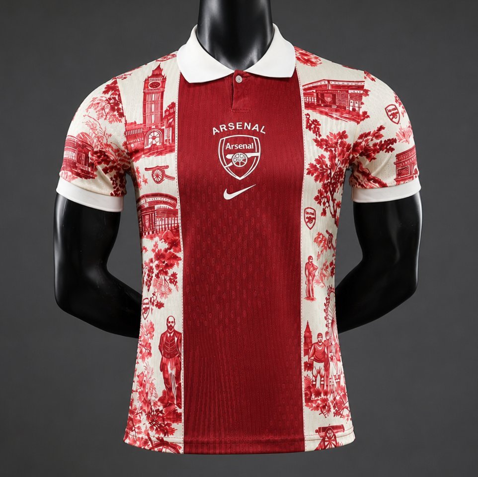 Player 2627 Arsenal Special Red Jersey Home Jersey