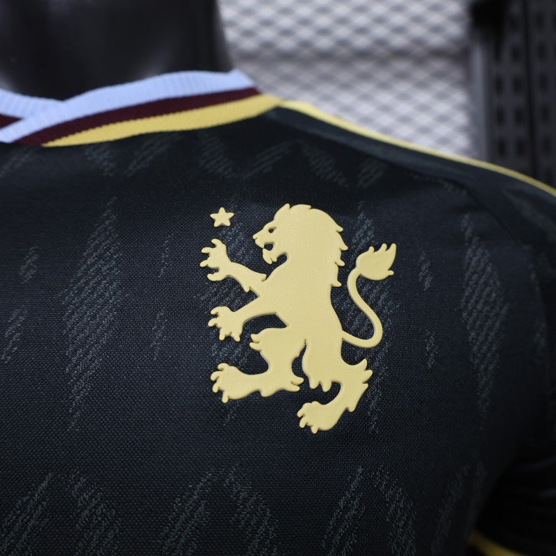 Player 2627 Aston Villa FC Away Black Jersey Home Jersey