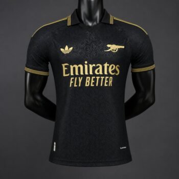 Player 2627 Arsenal FC Special Edition Black Gold Jersey Home Jersey - Image 1
