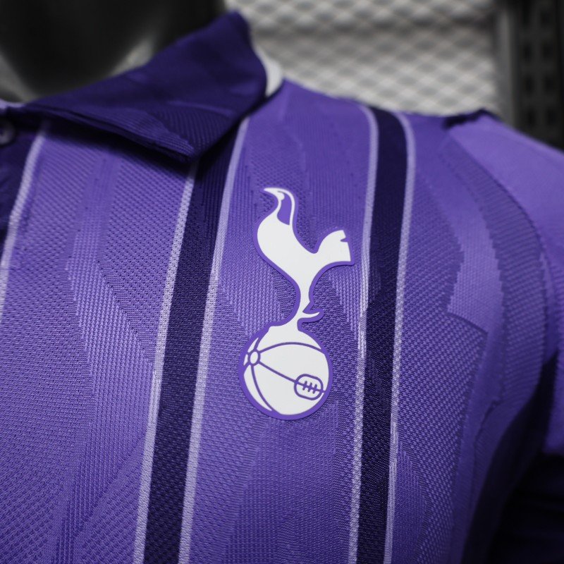 Player 2627 Tottenham Hotspur FC Third Purple Long Sleeve Jersey Home Jersey