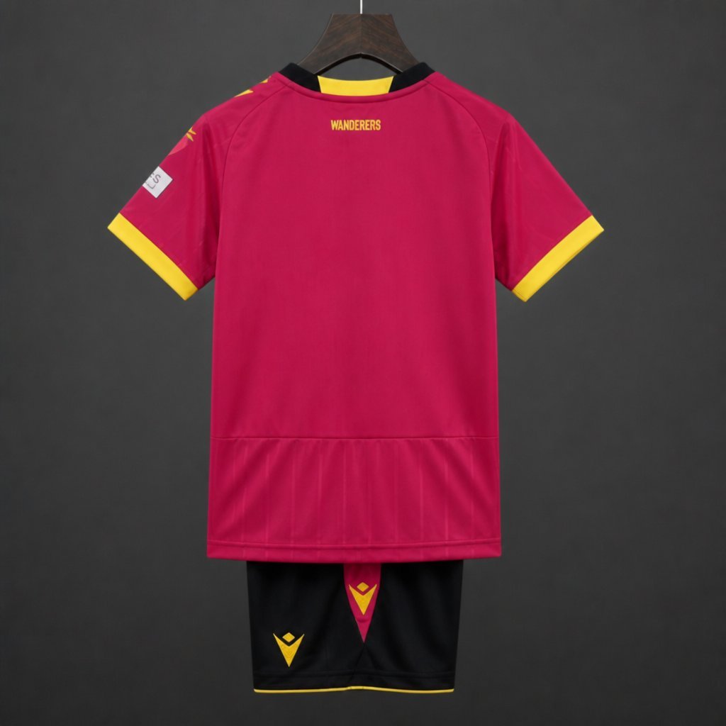 Kids Bolton Wanderers Away Red Jersey 2026/27 Home Jersey