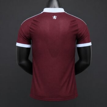 Player 2627 Aston Villa FC Home Maroon Jersey With Sponsor Home Jersey - Image 2
