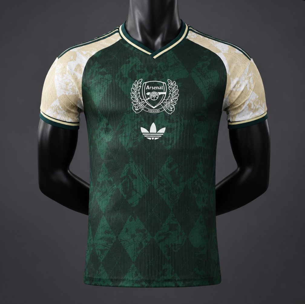 Player 2627 Arsenal FC Special Edition Green Jersey Home Jersey