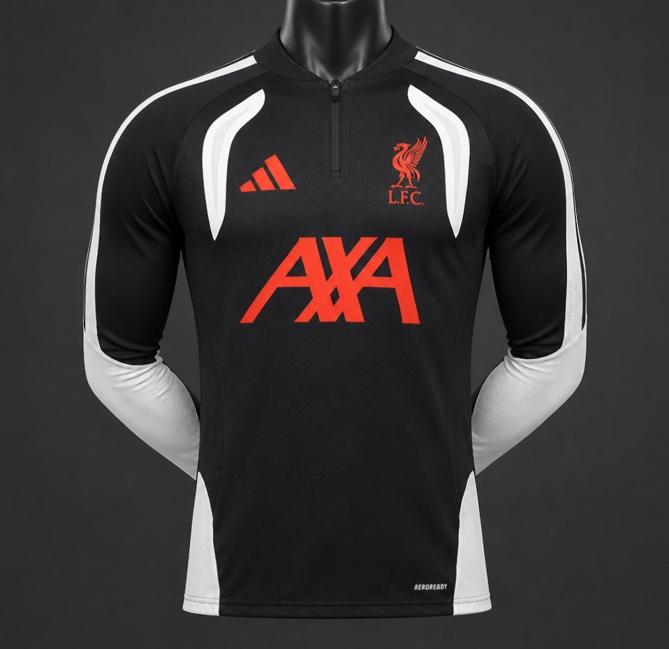 Player 2627 Liverpool FC Away Black Jersey Home Jersey