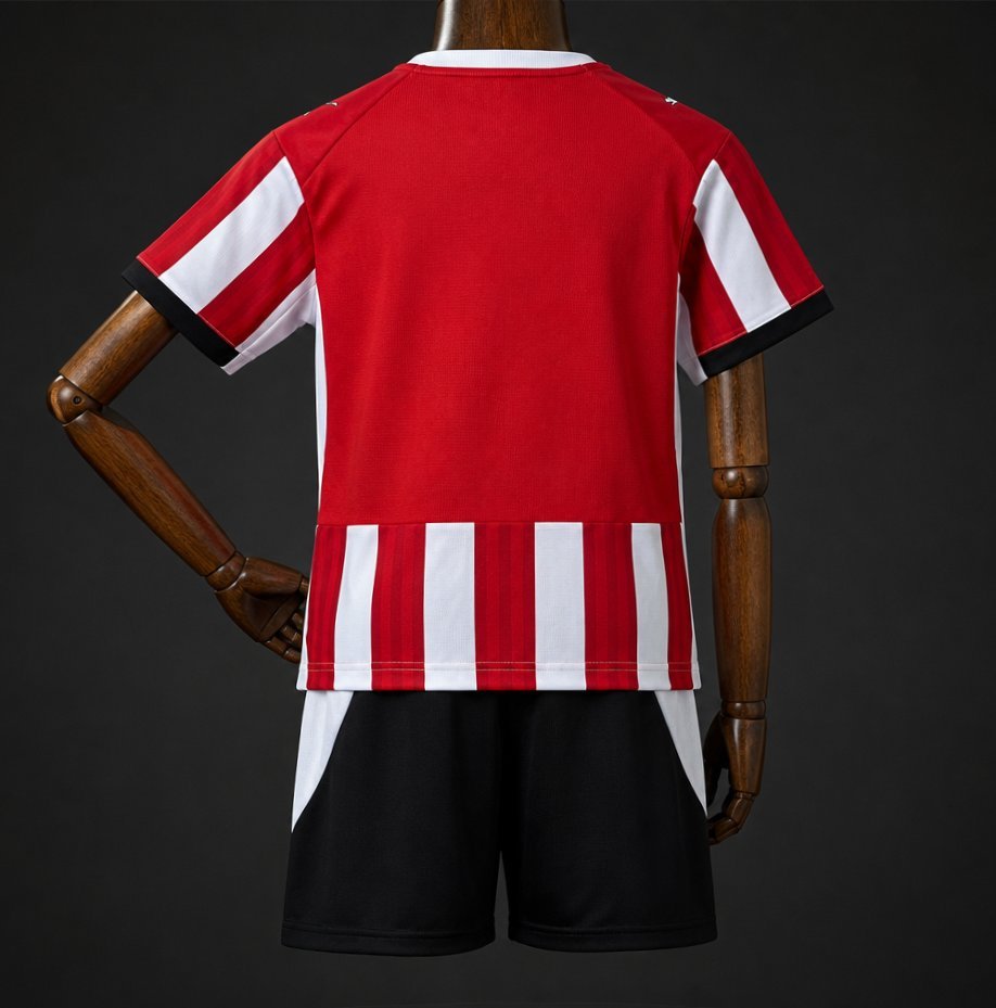Kids Southampton FC Red White Vertical Stripes Home Jersey Kit 2026/27 Home Jersey