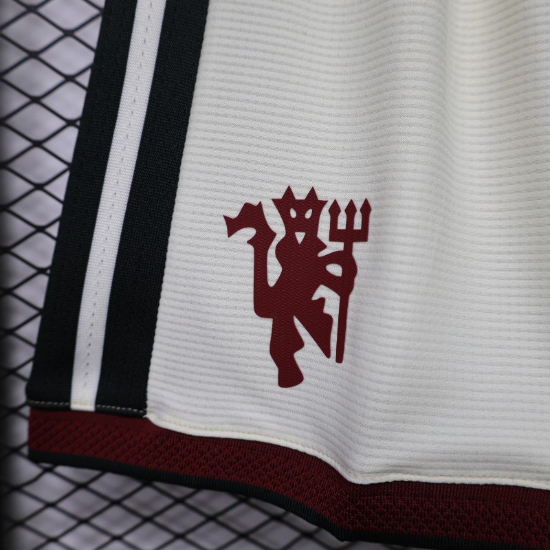 Player 2627 Manchester United Third White Shorts Home Jersey