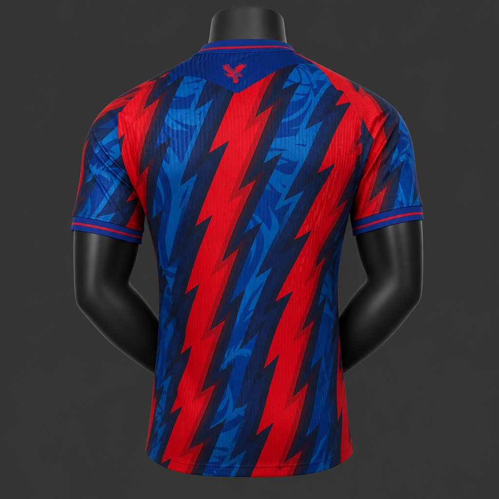 Player 2627 Crystal Palace Home Red Blue Jersey Home Jersey