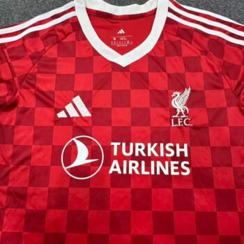 Liverpool Home Red Checkerboard Jersey 2027/28 Home Jersey - Image 3