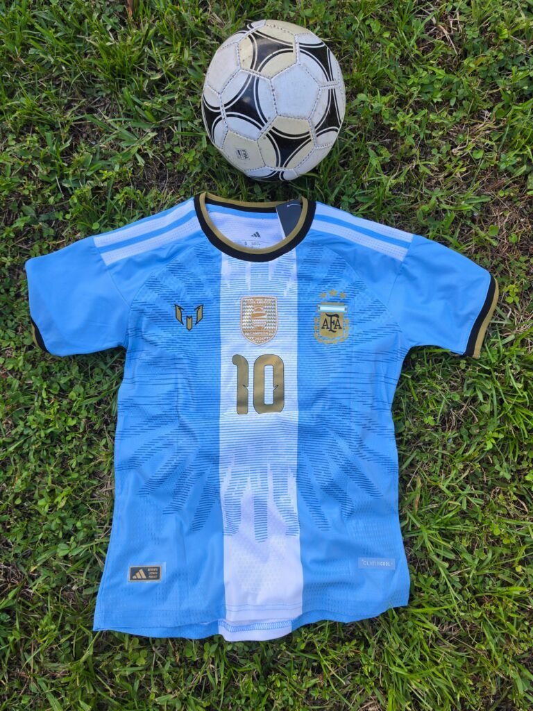 Argentina Messi Farewell Jersey Player Version